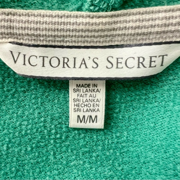 Victoria’s Secret Crop Hooded Pullover Logo Drawstring - Picture 4 of 4